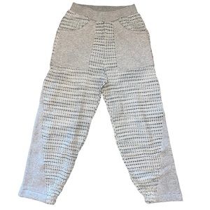 Urban Outfitters Gray Waffle Knit Joggers